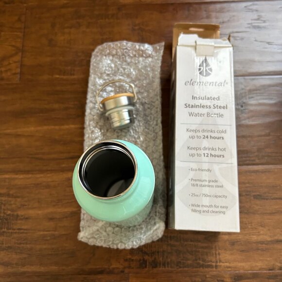 Elemental stainless steel tumbler 25oz bottle NEW in box - Picture 4 of 5